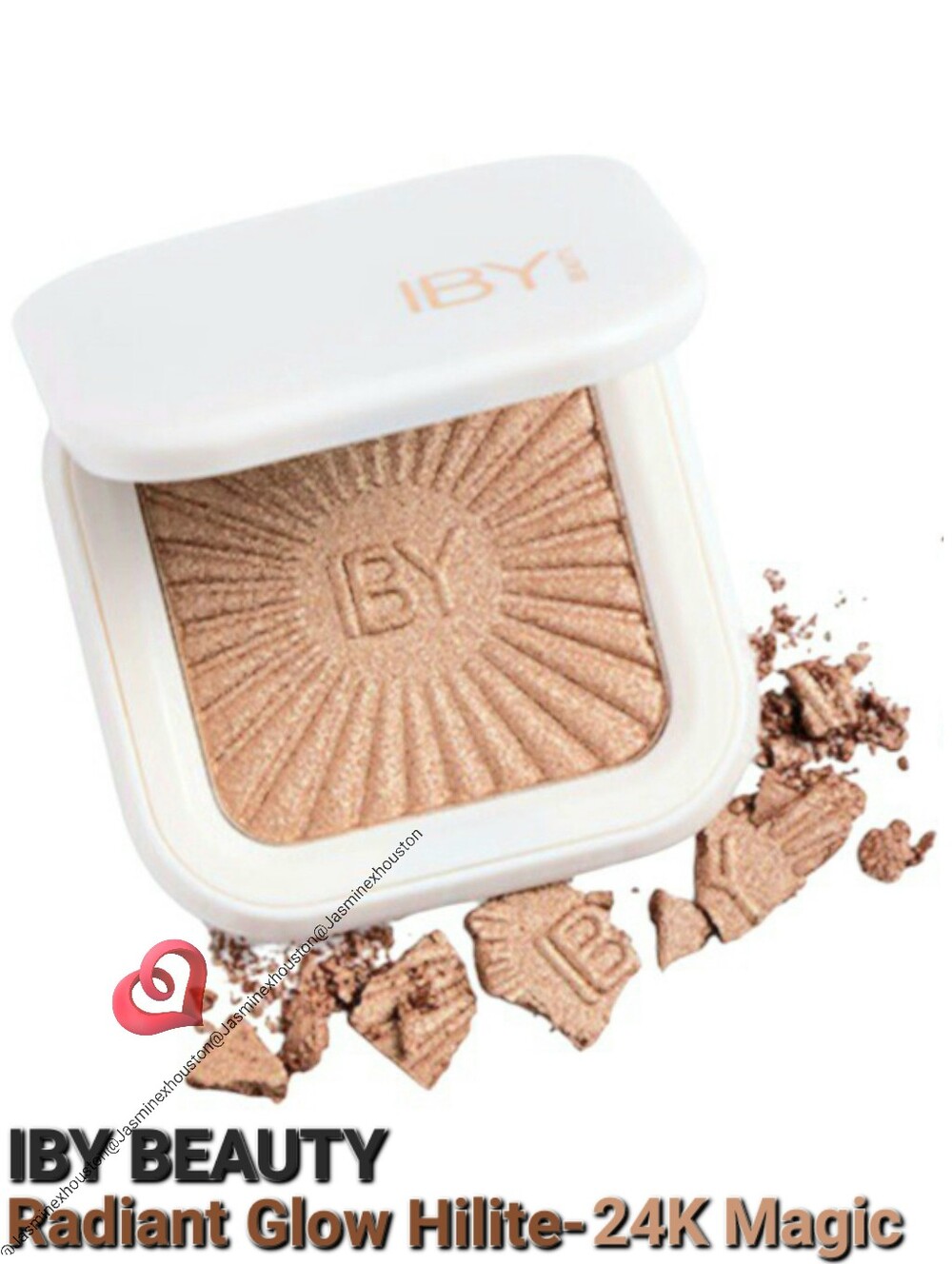 🎉2•$13/3•$18🎉 IBY BEAUTY Radiant Glow Hilite Powder Highlighter In 24K Magic